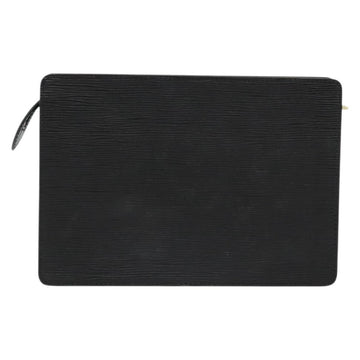 LOUIS VUITTON Epi Pochette Homme Clutch Bag Black M52522 LV Auth ep14507 - 0