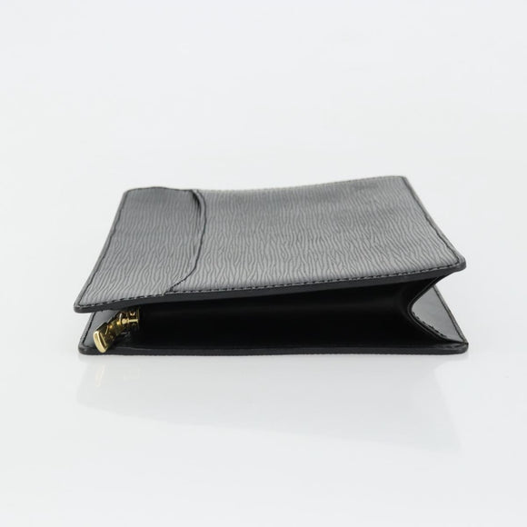 LOUIS VUITTON Epi Pochette Homme Clutch Bag Black M52522 LV Auth ep14507