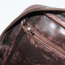 FENDI Zucca Canvas Shoulder Bag Brown Black Auth ep14508-20