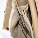 GUCCI Bamboo Hand Bag Suede Beige Gold 002.0260 Auth ep14510-20