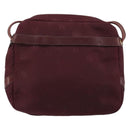 Christian Dior Shoulder Bag Nylon Bordeaux Gold Auth ep14511-2