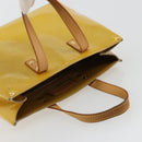 LOUIS VUITTON Monogram Vernis Reade PM Hand Bag Beige M91144 LV Auth ep14512-6