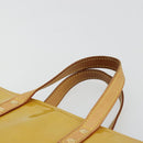 LOUIS VUITTON Monogram Vernis Reade PM Hand Bag Beige M91144 LV Auth ep14512-8