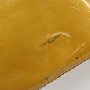 LOUIS VUITTON Monogram Vernis Houston Hand Bag Beige M91004 LV Auth ep14514-10