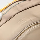 LOUIS VUITTON Monogram Vernis Houston Hand Bag Beige M91004 LV Auth ep14514-20