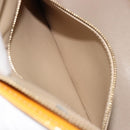 LOUIS VUITTON Monogram Vernis Houston Hand Bag Beige M91004 LV Auth ep14514-24