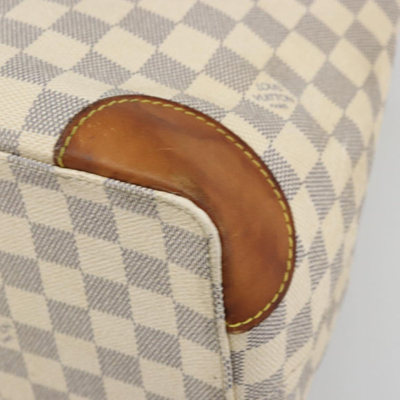 LOUIS VUITTON Damier Azur Hampstead MM Tote Bag N51206 LV Auth ep14515