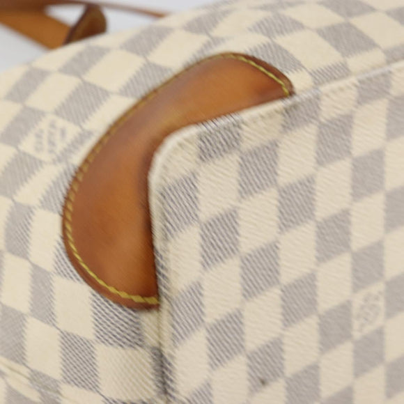LOUIS VUITTON Damier Azur Hampstead MM Tote Bag N51206 LV Auth ep14515