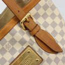 LOUIS VUITTON Damier Azur Hampstead MM Tote Bag N51206 LV Auth ep14515-10