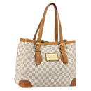 LOUIS VUITTON Damier Azur Hampstead MM Tote Bag N51206 LV Auth ep14515-1