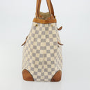 LOUIS VUITTON Damier Azur Hampstead MM Tote Bag N51206 LV Auth ep14515-5