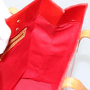 LOUIS VUITTON Monogram Vernis Reade MM Hand Bag Red Rouge M91086 LV Auth ep14516-18