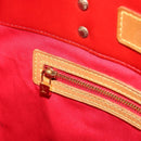 LOUIS VUITTON Monogram Vernis Reade MM Hand Bag Red Rouge M91086 LV Auth ep14516-20