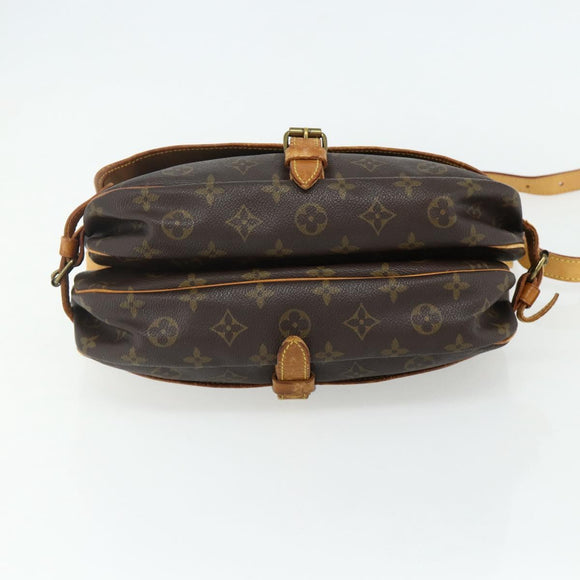 LOUIS VUITTON Monogram Saumur 30 Shoulder Bag M42256 LV Auth ep14523