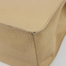 LOEWE Hand Bag Leather Ivory Silver Auth ep14525-9