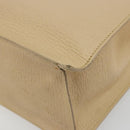 LOEWE Hand Bag Leather Ivory Silver Auth ep14525-15