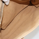 LOEWE Hand Bag Leather Ivory Silver Auth ep14525-24