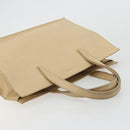 LOEWE Hand Bag Leather Ivory Silver Auth ep14525-6