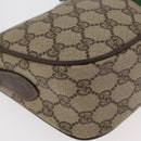 GUCCI GG Supreme Web Sherry Line Bag PVC Beige Gold 89 02 054 Auth ep14529-14