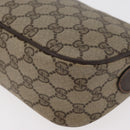 GUCCI GG Supreme Web Sherry Line Bag PVC Beige Gold 89 02 054 Auth ep14529-17