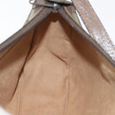 GUCCI GG Supreme Web Sherry Line Bag PVC Beige Gold 89 02 054 Auth ep14529-20