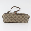 GUCCI GG Supreme Web Sherry Line Bag PVC Beige Gold 89 02 054 Auth ep14529-5