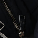 PRADA Hand Bag Nylon 2way Black Silver Auth ep14530A-15