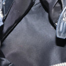 PRADA Hand Bag Nylon 2way Black Silver Auth ep14530A-17