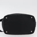 PRADA Hand Bag Nylon 2way Black Silver Auth ep14530A-9