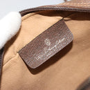 GUCCI GG Supreme Web Sherry Line Bag PVC Beige Gold 56 02 087 Auth ep14533-16
