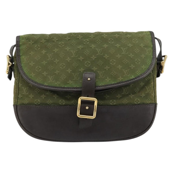LOUIS VUITTON Monogram Mini Belanger Shoulder Bag TST Khaki M92673 Auth ep14547