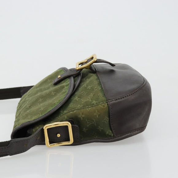 LOUIS VUITTON Monogram Mini Belanger Shoulder Bag TST Khaki M92673 Auth ep14547