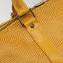 LOUIS VUITTON Epi Keepall 50 Boston Bag Yellow LV Auth ep14549A-17