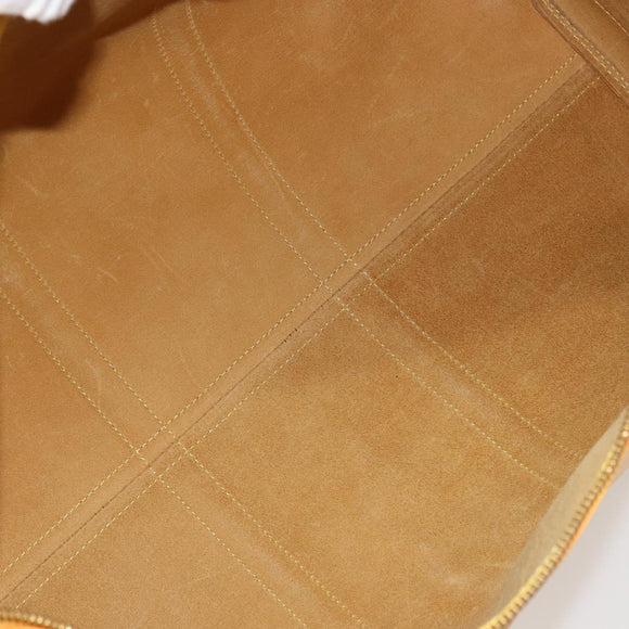 LOUIS VUITTON Epi Keepall 50 Boston Bag Yellow LV Auth ep14549A