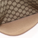GUCCI GG Supreme Web Sherry Line Bag PVC Beige Gold 002 123 6487 Auth ep14554-11