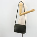BOTTEGA VENETA INTRECCIATO Shoulder Bag Leather Green Gold Auth ep14556-21
