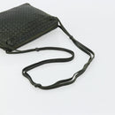 BOTTEGA VENETA INTRECCIATO Shoulder Bag Leather Green Gold Auth ep14556-7