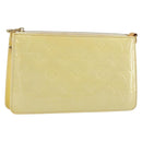 LOUIS VUITTON Monogram Vernis Lexington Pouch Perle M91345 LV Auth ep14558-1