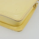 LOUIS VUITTON Monogram Vernis Lexington Pouch Perle M91345 LV Auth ep14558-10