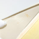 LOUIS VUITTON Monogram Vernis Lexington Pouch Perle M91345 LV Auth ep14558-14