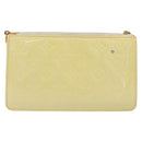 LOUIS VUITTON Monogram Vernis Lexington Pouch Perle M91345 LV Auth ep14558-3