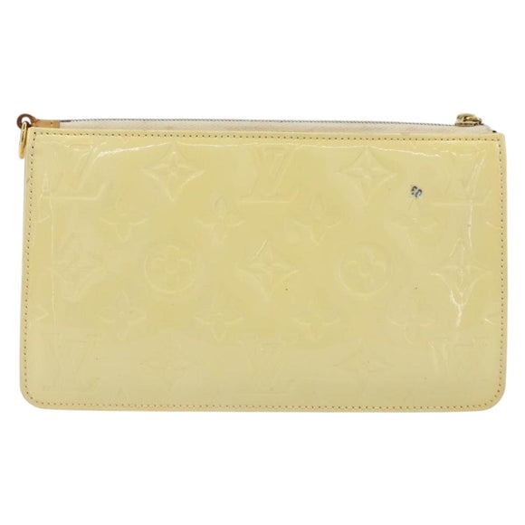 LOUIS VUITTON Monogram Vernis Lexington Pouch Perle M91345 LV Auth ep14558