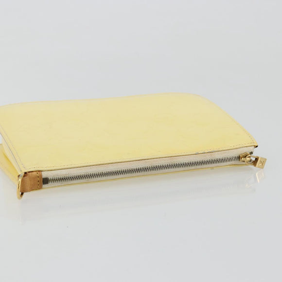 LOUIS VUITTON Monogram Vernis Lexington Pouch Perle M91345 LV Auth ep14558