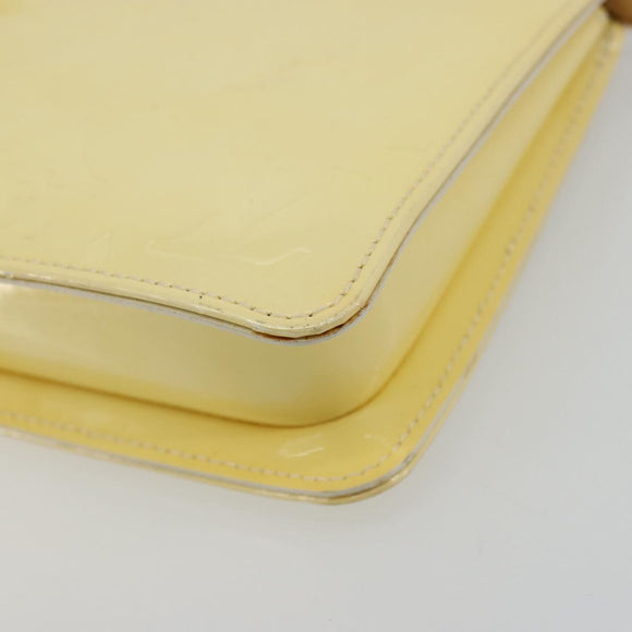 LOUIS VUITTON Monogram Vernis Lexington Pouch Perle M91345 LV Auth ep14558