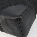 GUCCI GG Canvas Shoulder Bag Black Silver 114273 Auth ep14561-10