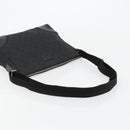 GUCCI GG Canvas Shoulder Bag Black Silver 114273 Auth ep14561-7