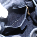 GUCCI Bamboo Backpack Suede Black Gold Auth ep14563-23