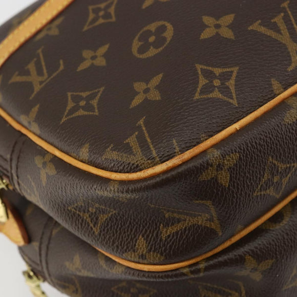 LOUIS VUITTON Monogram Reporter PM Shoulder Bag M45254 LV Auth ep14565