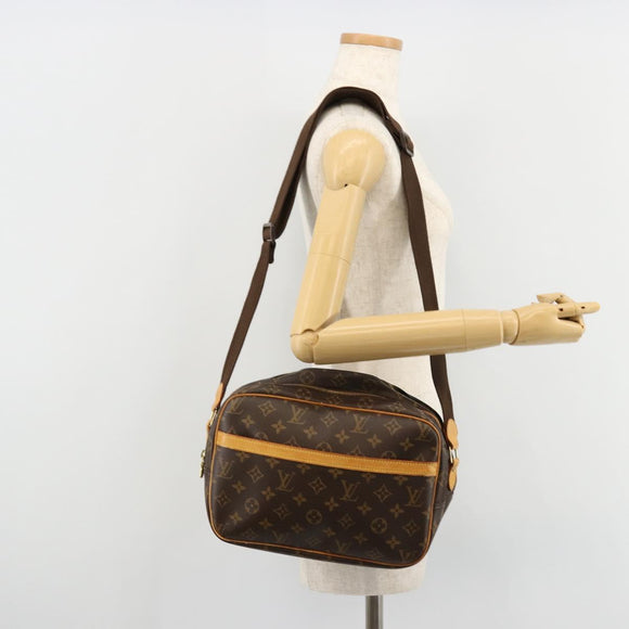 LOUIS VUITTON Monogram Reporter PM Shoulder Bag M45254 LV Auth ep14565