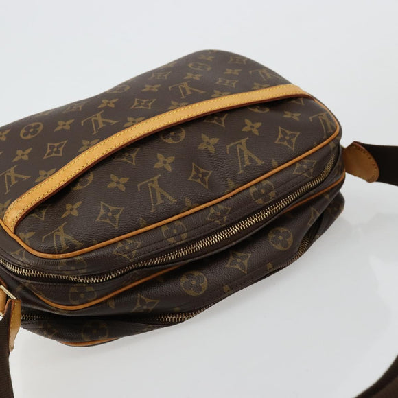 LOUIS VUITTON Monogram Reporter PM Shoulder Bag M45254 LV Auth ep14565